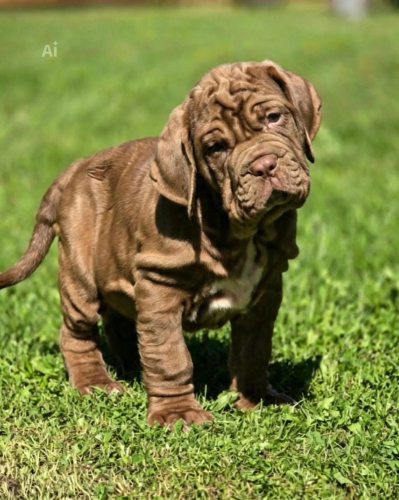 Snugle, Neapolitan Mastiff puppy